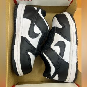 Nike Dunk Low Black White Sneakers